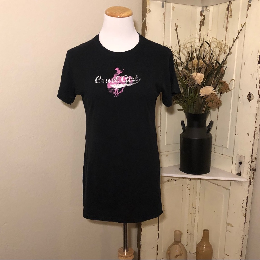 Donated Cruel Girl Black Tee